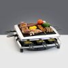 Steba RC3PLUS C Raclette + kőlap és fém grill, króm dizájn